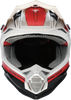 MOOSE OFFROAD MR3 Helmet - F.A.F. - White/Black/Red - XL 0110-8939