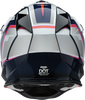 MOOSE OFFROAD MR3 Helmet - F.A.F. - White/Navy/Pink - XL 0110-8951