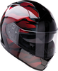 Z1R Warrant Helmet - Panthera - Black/Red - Small 010115206