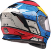 Z1R Youth Warrant 2.0 Helmet - Sentinel - Blue/Yellow - Medium 0102-0293
