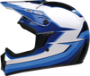 Z1R Child Dirt Maxx Helmet - Vortex - Blue/White - L/XL 0111-1745