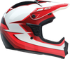 Z1R Youth Dirt Maxx Helmet - Vortex - Red/White - Large 0111-1719