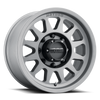 Method MR704 HD 17x9 18mm Offset 8x6.5 130.81mm CB Titanium Wheel