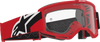 ALPINESTARS GOGGLES Vision OTG Goggle - Red/Black/White - Clear Lens 5100726-3163