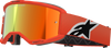 ALPINESTARS GOGGLES Vision 5 Goggle - Corp - Orange - Red Mirror Lens 5101825-480