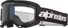 ALPINESTARS GOGGLES Vision 3 Goggle - Wordmark - Black - Clear Lens 5103325-1425