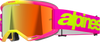 ALPINESTARS GOGGLES Vision 5 Goggle - Wordmark - Pink/Yellow Fluo - Red Mirror Lens 5102425-3085
