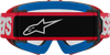 ALPINESTARS GOGGLES Youth Vision Goggle - Blaze - Red - Clear Lens 5140325-3067