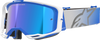 ALPINESTARS GOGGLES Vision 8 Goggle - Corp - Blue/White - Blue Mirror Lens 5101625-7274