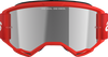 ALPINESTARS GOGGLES Vision 3 Goggle - Wordmark - Red - Silver Mirror Lens 5103325-3094