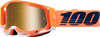 100% Racecraft 2 Goggle - Coral - True Gold Mirror Lens 50010-00018