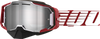 100% Armega Snow Goggle - Oversized Red - Flash Silver Mirror Lens 50008-00006