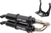 TRINITY RACING Stage 5 Slip-On Dual Muffler - Cerakote Black TR-4160S-C2