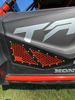 Vented Honda Talon Lower Doors by AJK Offroad Close Up of Front Talon Door