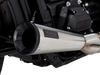 VANCE & HINES 2-into-1 Upsweep Exhaust System - Brushed - Stainless Steel 27323