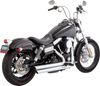 VANCE & HINES Big Shots Staggered Exhaust System - Chrome 17338