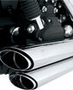 VANCE & HINES Shortshots Staggered Exhaust System - Chrome 17317
