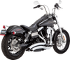 VANCE & HINES 2-into-2 Big Radius Exhaust System - Chrome 26081