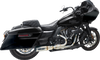 VANCE & HINES 2-into-1 High Output PCX™ Exhaust System - Brushed - Touring 27321-22