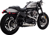 VANCE & HINES 2-into-1 Upsweep Exhaust System - Stainless Steel 27637