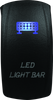 DragonFire Racing Lighted Switch Led Light Bar On/Off Blue