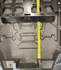 Polaris RZR PRO R Packout Mount by AJK Offroad With Measuring Tape for Reference Wide View