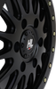 HIGH LIFTER Wheel - HL24 - Front/Rear - Black - 15x7 - 5/4.5 - 5+2 (+38 mm) 15HL24-1445