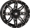 HIGH LIFTER Wheel - HL22 - Front/Rear - Gloss Black w/Machined - 14x7 - 4/156 - 4+3 (+10 mm) 14HL22-1156