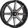 HIGH LIFTER Wheel - HL10 - Front/Rear - Matte Black/Smoke - 20x7 - 4/156 - 4+3 (+10 mm) 20HL10-1656