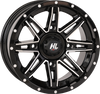 HIGH LIFTER Wheel - HL22 - Front/Rear - Gloss Black w/Machined - 14x7 - 4/137 - 4+3 (+10 mm) 14HL22-1137