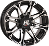 HIGH LIFTER Wheel - HL3 - Front/Rear - Gloss Black w/Machined - 14x7 - 4/156 - 4+3 (+5 mm) 14HL03-1156