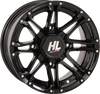 HIGH LIFTER Wheel - HL3 - Front/Rear - Gloss Black w/Machined - 14x7 - 4/110 - 4+3 (+10 mm) 14HL03-1110