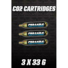 Pro Eagle 33G CO2 Cartridges for Phoenix Air Jack (3 Pack)