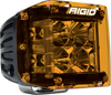 RIGID Light Cover D SS Series EA Amber - Fits Chevrolet Silverado 1500, Ford F-150, Ram 1500