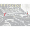 Can Am Maverick R Lower Windshield Light Pod Mounts