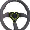 UTVMA Octane Leather Steering Wheel With Hub (Polaris, Can Am Models)