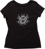 MOOSE OFFROAD Women's Filigree T-Shirt - Black - Small 3031-4024