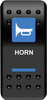 MOOSE OFFROAD Rocker Switch - Horn - Blue HRN-PWR