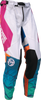 MOOSE OFFROAD Sahara Pants - Teal/Orange/Pink - US 30 Slim 2901-12071