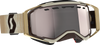 SCOTT Prospect Snow Cross Goggle - Beige/Brown - Dual Pane - Enhancer Silver Chrome Lens 272846-1074313