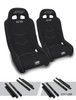 GT4 Suspension Seats Kit for Polaris General, RZR S 900, 900 Trail, Trail, XP 1000, Turbo, Turbo S, RS1 (Pair)