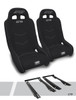 GT4 Suspension Seats Kit for Polaris RZR PRO XP, PRO R, PRO S, Turbo R (Pair)