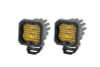 Diode Dynamics Stage Series C1 LED Pod Sport - Yellow Wide Standard ABL (Pair)