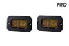 Diode Dynamics Stage Series 2 In LED Pod Pro - Yellow Flood Flush ABL (Pair)