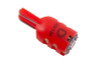 Diode Dynamics 194 LED Bulb HP5 LED - Red Short (Single)