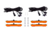Diode Dynamics 20-21 Sierra 2500/3500 HD LED Sequential Sidemarkers - Amber Set