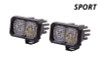 Diode Dynamics Stage Series 2 In LED Pod Sport - White Spot Standard ABL (Pair)