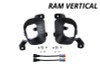 Diode Dynamics SS3 Ram Vertical Fog Light Mounting Bracket Kit
