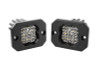 Diode Dynamics Stage Series C1 LED Pod Pro - White Flood Flush RBL (Pair)