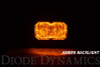 Diode Dynamics Stage Series 2in LED Pod Pro - Yellow Combo Flush ABL (Single)